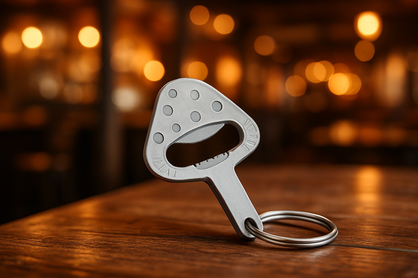 Flesopener in de vorm van een paddenstoel
